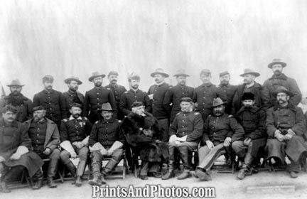 The Fighting 7th Officers 1890s  4977 The Fighting 7th Officers 1890s  4977