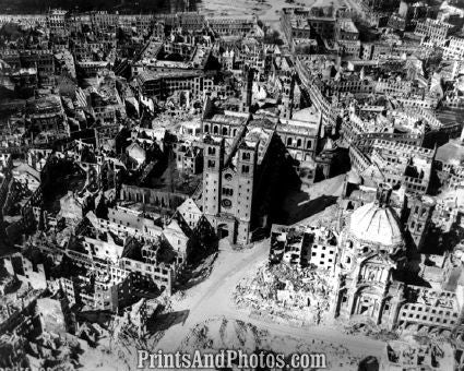 Wurzburg, Germany After Bombs  5011 Wurzburg, Germany After Bombs  5011
