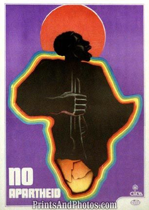 AFRICA No Apartheid  Print 5111