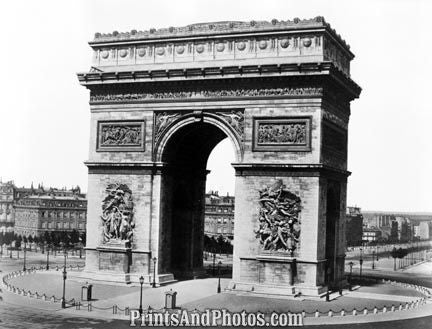 Paris FRANCE Arc de Triomphe 5120