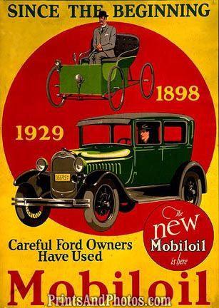 Mobil Oil Early Auto Oil Ad 5147