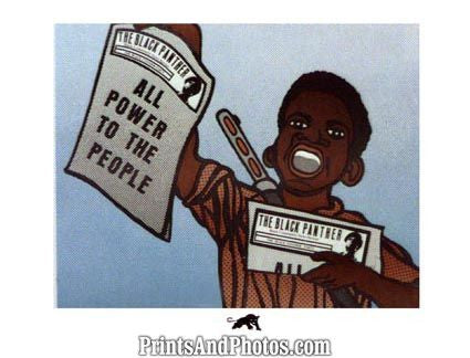 Black Panther Power Print 5154 Black Panther Power Print 5154