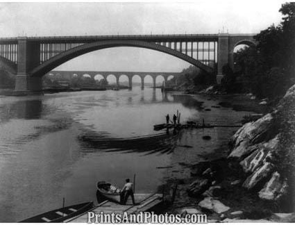 Currier & Ives Brooklyn Bridge Print 1058
