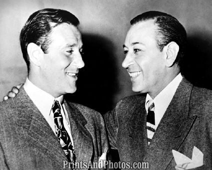 Actor George Raft & Bugsy Siegel  5196 Actor George Raft & Bugsy Siegel  5196