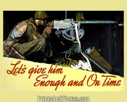 Norman Rockwell War Ad Print 5310