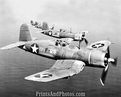 Navy F4Us Corsair WWII 5343