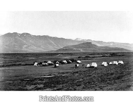 Camp in Cache Valley  5413 Camp in Cache Valley  5413