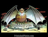 Greed Illustration Print