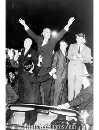 Pres LBJ & Robert Kennedy 5631