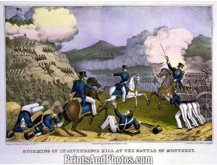 Civil War Independence Hill PRINT 5677