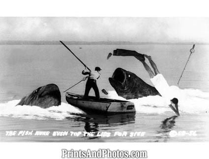 Fisherman with Giant Fish  5700 Fisherman with Giant Fish  5700