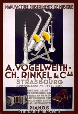 Vogelweith Music Instrument Print 5946