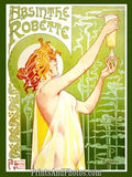 Absinthe Robette Liquor Ad  5949