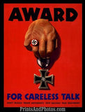 Careless Talk Nazi WWII  5968