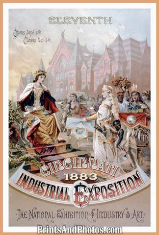 Cincinnati Exposition 1883 Print 6042