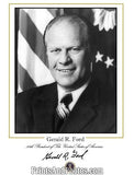 Gerald Ford Signature Print 6072
