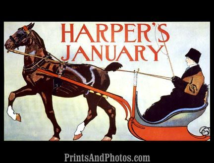Harper's January Print 6081