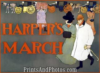 Harper's March  Print 6085