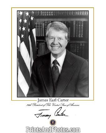 Jimmy Carter Signature Portrait 6121