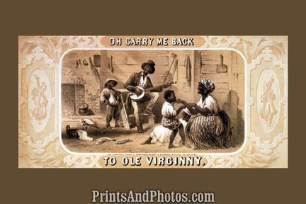 Carry Me Ole Virginny Print 6292 Carry Me Ole Virginny Print 6292