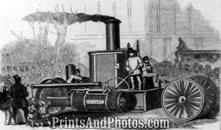 Steam Fire-Engine 1858 Print 6483 Steam Fire-Engine 1858 Print 6483