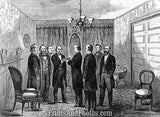 Andrew Johnson Takes Oath  6660