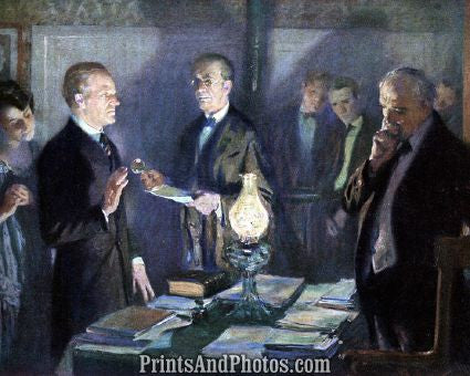 Calvin Coolidge Takes Oath  6670 Calvin Coolidge Takes Oath  6670