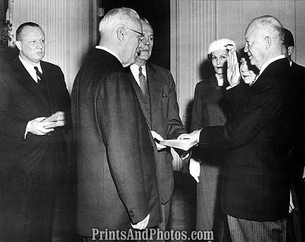 Eisenhower Takes Oath 6683