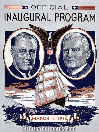 FDR Inaugural Program 6689