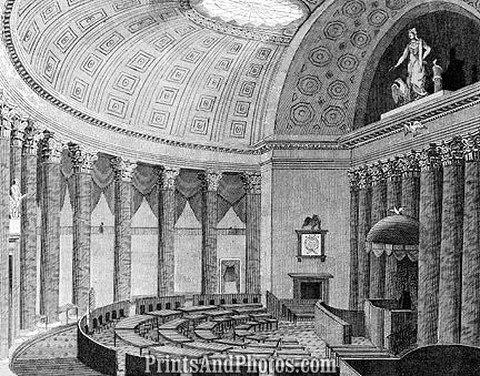 Interior House of Reps 1831 Print 6711