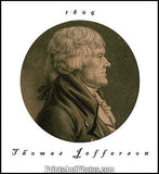 Thomas Jefferson 1805 Print 6774