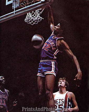 Julius Erving ABA Squires  6797 Julius Erving ABA Squires  6797