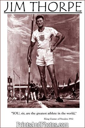 Jim Thorpe Greatest Athlete  6828 Jim Thorpe Greatest Athlete  6828