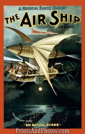 The Air Ship JM Gaites Vaudeville  6837 The Air Ship JM Gaites Vaudeville  6837