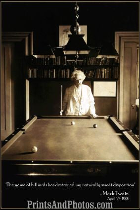 Mark Twain Billiards Game  6839 Mark Twain Billiards Game  6839