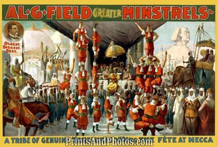 Al Field Greater Minstrels Vaudeville  6844