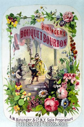 Biningers Bourbon Old Ad  6850 Biningers Bourbon Old Ad  6850