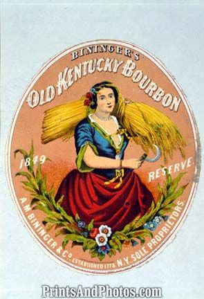 Bininger's Old Kentucky Bourbon  6851 Bininger