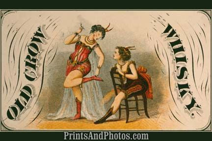 Old Crow Whiskey Ad 6874