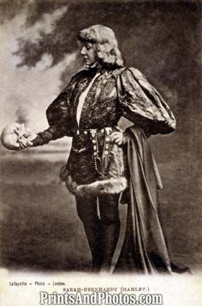 Sarah-Bernhardt Hamlet Stage 6886