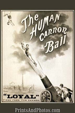 Human Cannon Ball Vaudeville 6903