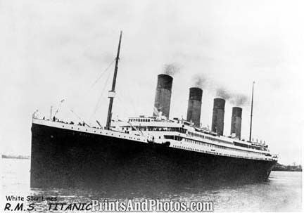 TITANIC Leaving on Last Voyage 1310