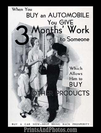 Buy an Auto Save a Job Ad Print 6926 Buy an Auto Save a Job Ad Print 6926