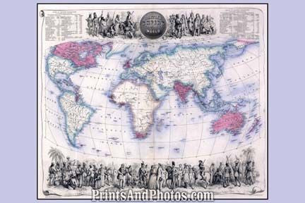 British Empire 1898 Panoramic Map 6957 British Empire 1898 Panoramic Map 6957