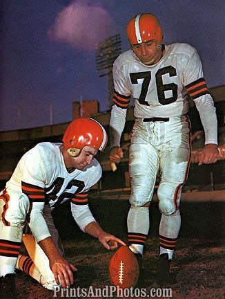 Browns Kicker Lou Groza  7006 Browns Kicker Lou Groza  7006
