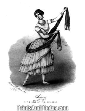 Augusta Role of the Bayadere Print 7014 Augusta Role of the Bayadere Print 7014