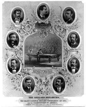 1874 Billiard Monarchs Tournament 7130 - Prints and Photos