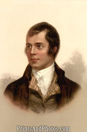 Robert Rabbie Burns Poet Portrait  7135