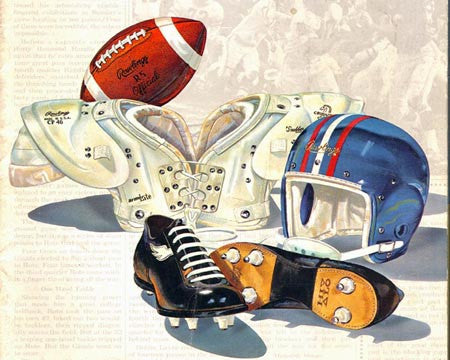 60s Rawlings Football  7154 60s Rawlings Football  7154