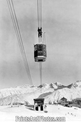 Swiss Mountain Cable Car Test Run  7175 Swiss Mountain Cable Car Test Run  7175